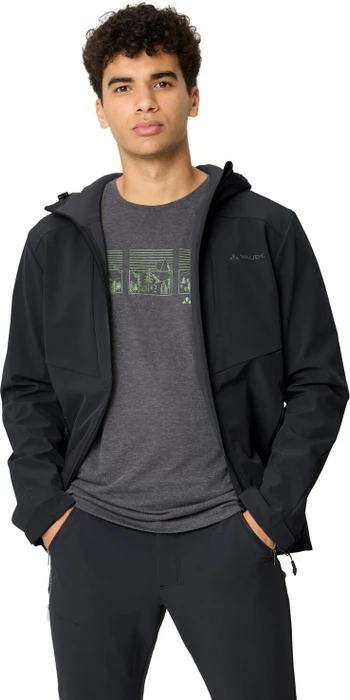 Vaude Cyclone II Softshell Funktionsjacke schwarz (Herren)