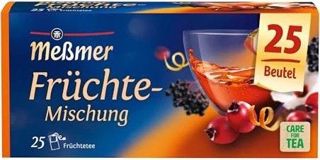 Meßmer Früchte-Mischung Tee Beutel, 25 Stück