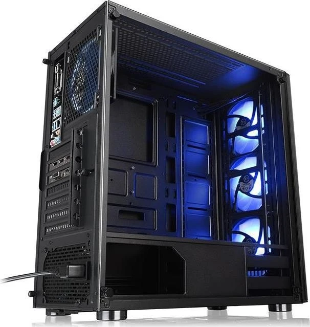 Thermaltake V200 TG RGB, schwarz, Glasfenster