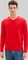 Tom Tailor Strickpullover mit V-Ausschnitt aus Baumwolle Strickpullover rot (Herren) Vorschaubild
