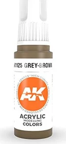 AK-Interactive 3rd Gen Acrylic Colors Acrylic Modelling Colors grey brown, 17ml