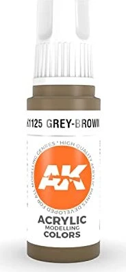 AK-Interactive 3rd Gen Acrylic Colors Acrylic Modelling Colors grey brown, 17ml