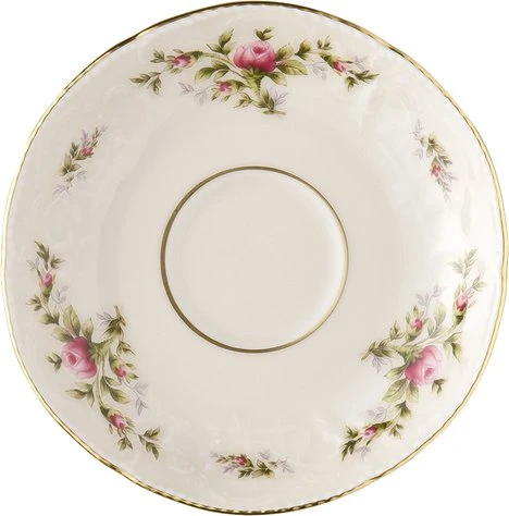 Rosenthal Sanssouci Elfenbein Moosrose Mokka-Untertasse 12cm
