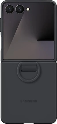 Samsung Silicone Ring Case für Galaxy Z Flip7 schwarz