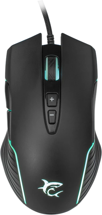 White Shark Azarah Gaming Mouse schwarz, USB