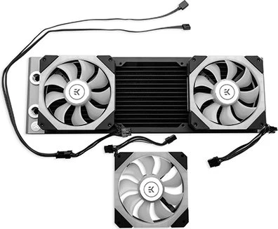 EK Water Blocks EK-Quantum Impulse 120 D-RGB Black, 400-1800rpm, LED-Steuerung, 120mm