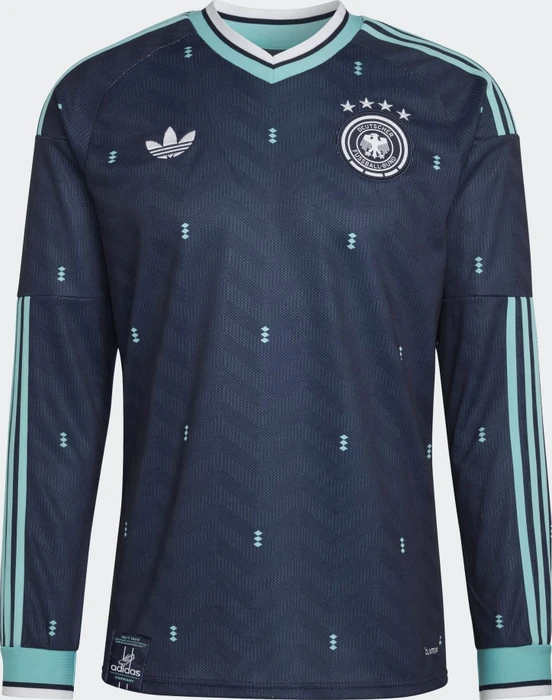 adidas FIFA WM 2026 Deutschland Auswärtstrikot langarm collegiate navy (Herren)