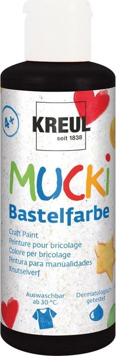 Kreul Mucki Bastelfarbe, gelb, 80ml