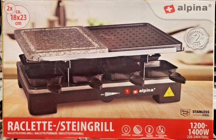 Alpina 1400W Raclette