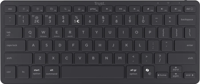 Trust Nado II, schwarz, Bluetooth, DE