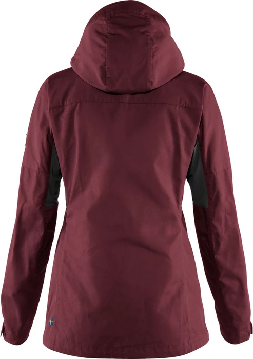 Fjällräven Kaipak Funktionsjacke dark garnet/dark grey (Damen)