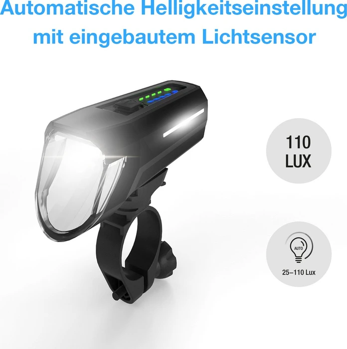 Fischer LED-Akku 110 Lux Frontlicht