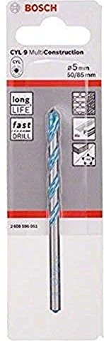 Bosch Professional CYL-9 MultiConstruction Mehrzweckbohrer, 5x50x85mm, 1 Stück