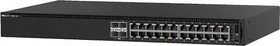 Dell EMC Networking N Series PowerSwitch N1100 Rackmount Gigabit Managed Switch, 24x RJ-45, 4x SFP+, 190W PoE+ (N1124P-ON)