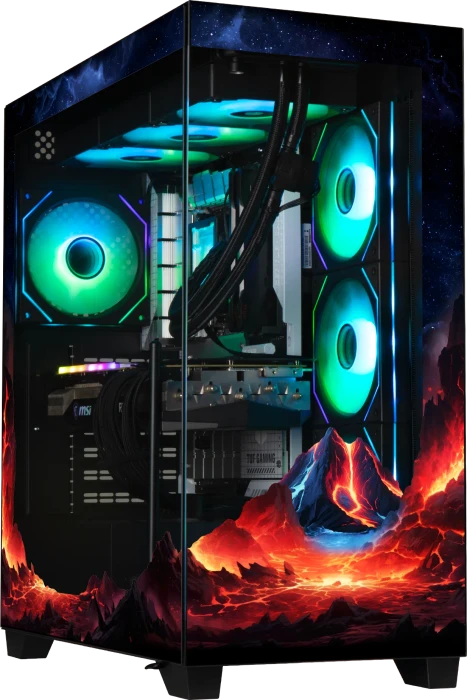 BitFenix CETO Premium Volcano version, Glasfenster