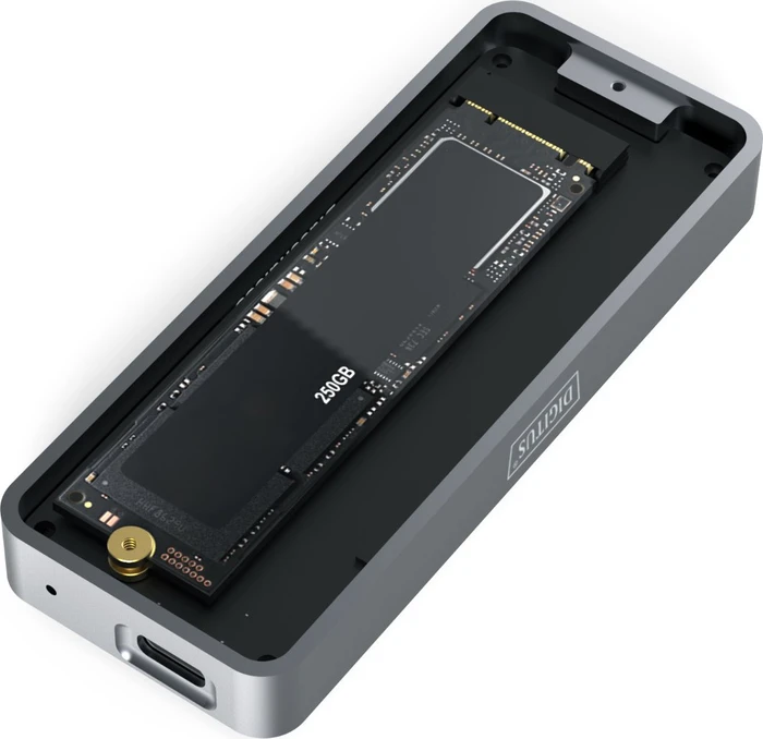 Digitus Festplattengehäuse für M.2 NVMe SSD, USB-C 3.2