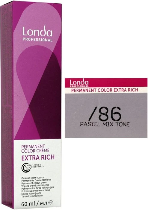 Londa Professional Permanent Color Crème /86 pastell mixton perl-violett, 60ml