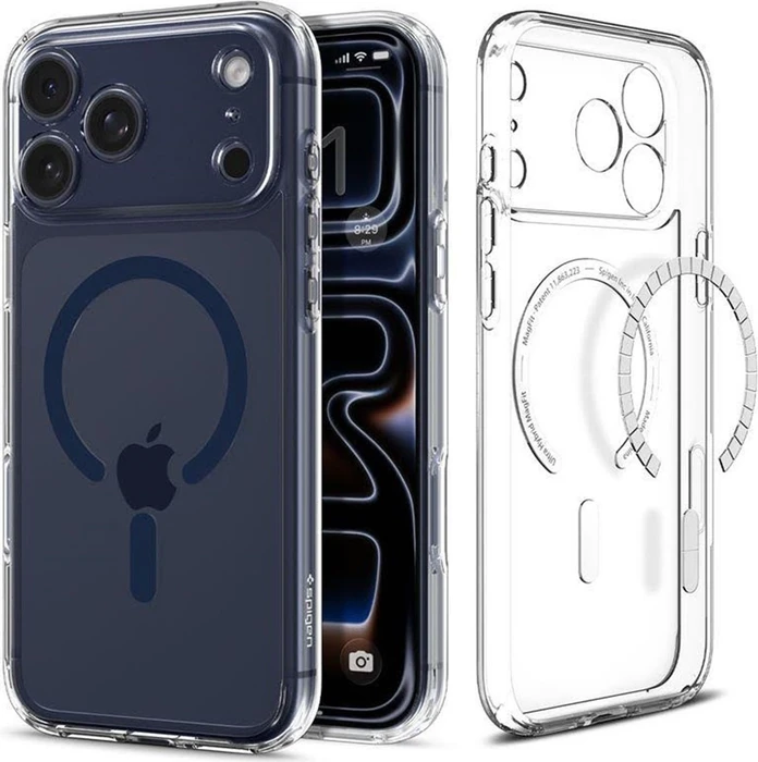Spigen Ultra Hybrid (MagFit) für Apple iPhone 17 Pro Max clear deep blue