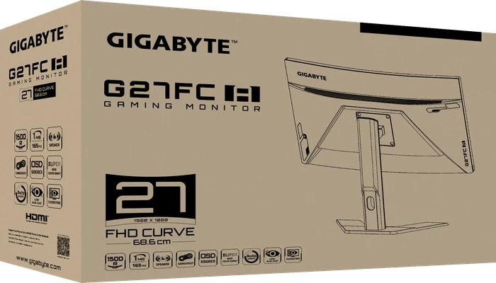 GIGABYTE G27FC A, 27"