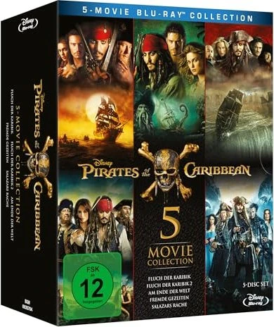 Fluch der Karibik Box (Filme 1-5) (Blu-ray)