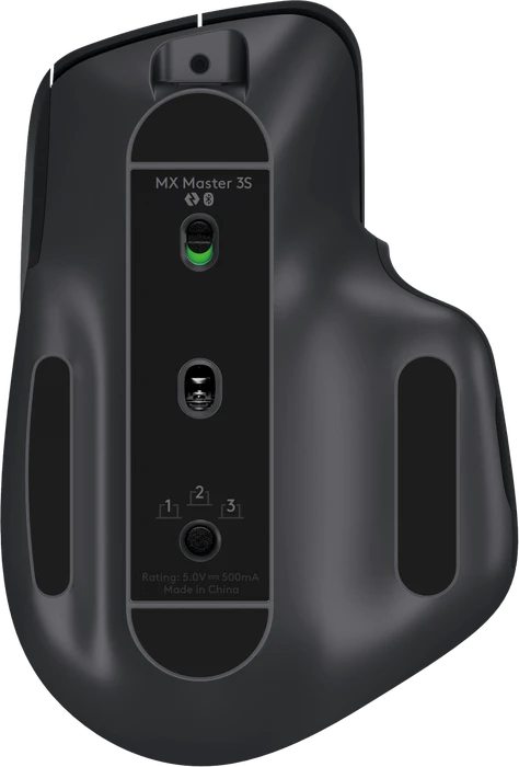 Logitech MX Master 3S Bluetooth Edition, Graphite, Logi Bolt, USB/Bluetooth