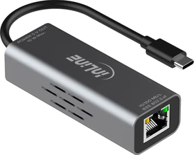 InLine PoE auf USB-C PoE-Adapter, LAN-Adapter, 10W, RJ-45, USB-C 2.0 [Stecker] (33380J)