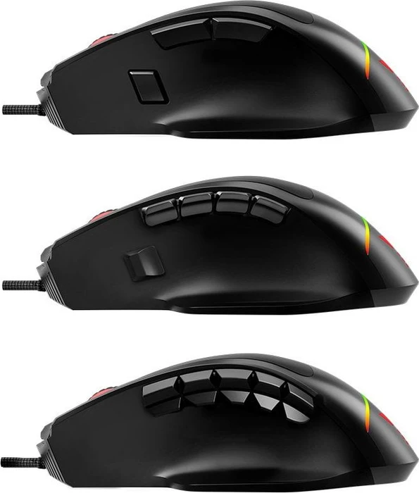 Savio Valiant RGB Gaming Mouse schwarz, USB