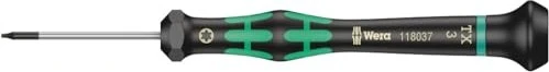 Wera Kraftform Micro 2067 Elektroniker Torx Schraubendreher, T3x40mm