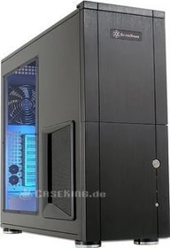 SilverStone Temjin TJ10 schwarz, Acrylfenster
