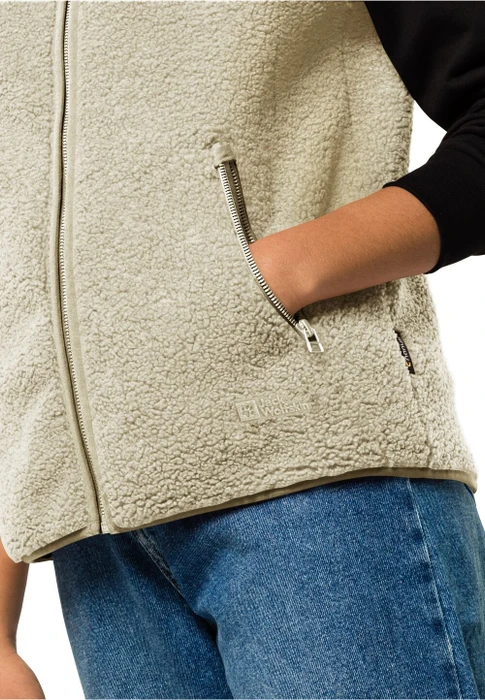 Jack Wolfskin High Curl Weste panna cotta (Damen)