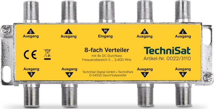 TechniSat 8-Wege Verteiler