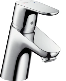 Hansgrohe Focus 70 Waschbeckenarmatur mit Push-Open Ablaufgarnitur