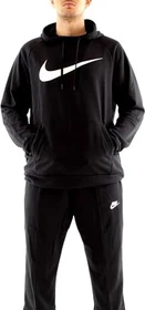 Nike Dry Graphic Dri-FIT Fitness Hoodie schwarz/weiß (Herren)