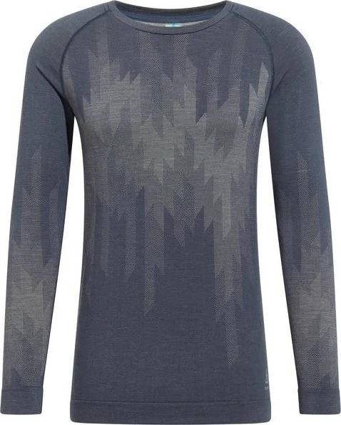 Odlo Kinship Performance Wool Warm Baselayer Funktionsshirt langarm (Herren)