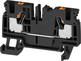 Weidmüller A2C 4 BK Durchgangs-Reihenklemme, PUSH IN, 4 mm², 800 V, 32 A, schwarz