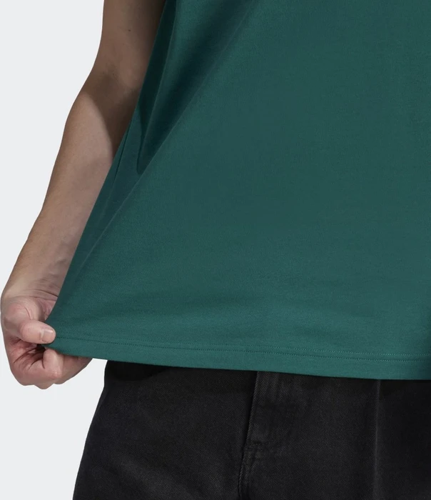 adidas Essentials Single Jersey Embroidered Small Logo T-Shirt kurzarm collegiate green (Herren)