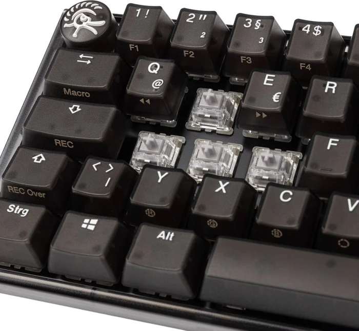 Ducky One 3 Mini PBT, LEDs RGB, Aura Black, MX SPEED RGB Silver, USB, DE