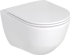 Laufen Pro Wand-WC Tiefspüler, spülrandlos, mit Sitz mit Deckel mit Absenkautomatik, weiß