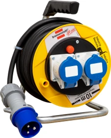 Brennenstuhl Garant ST 180 CEE Camping Kabeltrommel, CEE 230V/16A auf 2x CEE 230V/16A, 10m, IP44, H07RN-F 3G2,5