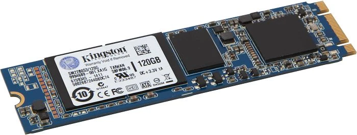 Kingston M.2 SATA 120GB, M.2 2280 / B-M-Key / SATA 6Gb/s