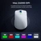 RK Royal Kludge M30 Wireless Gaming Mouse, weiß/blau, USB/Bluetooth Vorschaubild