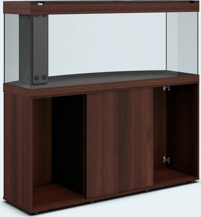 Juwel Vision 450 LED Aquarium-Set mit Unterschrank, dunkles Holz/dunkles Holz, 450l
