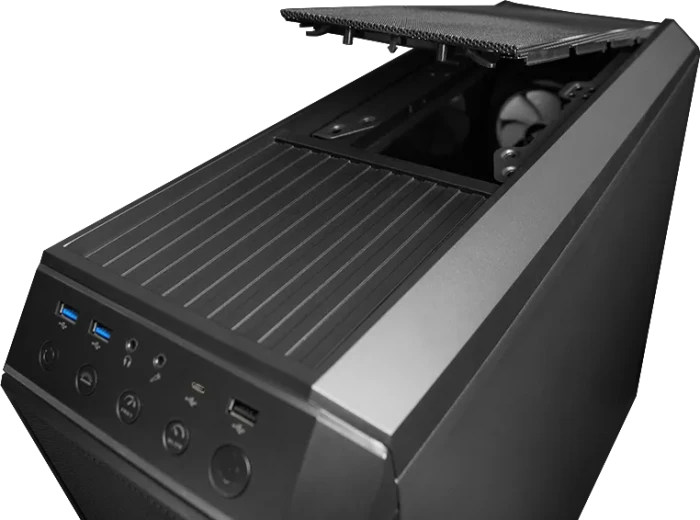 Chieftec Gamer GP-03B Stallion 3, schwarz, USB-C, Glasfenster