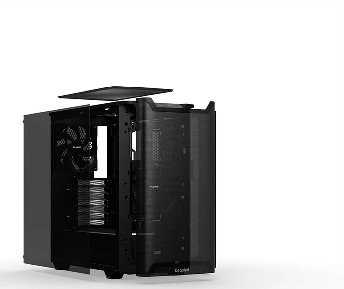 be quiet! Pure Base 501 Airflow Black, schallgedämmt