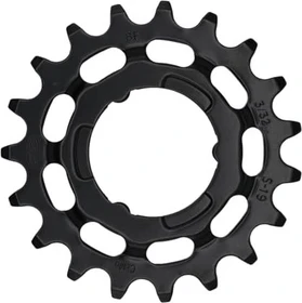 KMC Steck-Zahnkranz 19 Zähne für Shimano schmal schwarz
