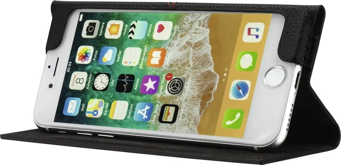 Hama Booklet Red Sensation No. 6 für Apple iPhone 6/6s/7/8 schwarz/rot
