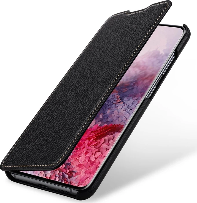 Stilgut Book Type Leather Case für Samsung Galaxy S20