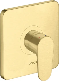 Hansgrohe Axor Citterio M Einhebel-Brausemischer Unterputz brushed brass