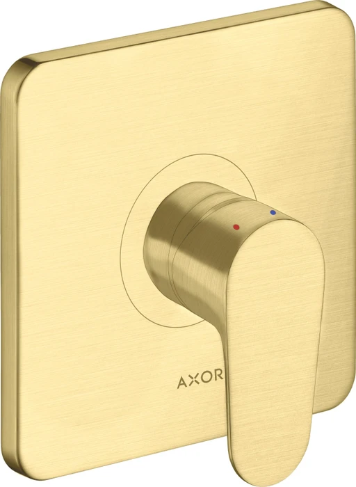 Hansgrohe Axor Citterio M Einhebel-Brausemischer Unterputz brushed brass