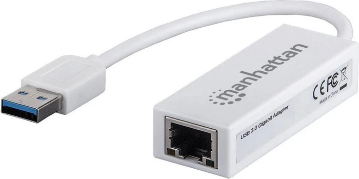 Manhattan LAN-Adapter, RJ-45, USB-A 3.0 [Stecker]